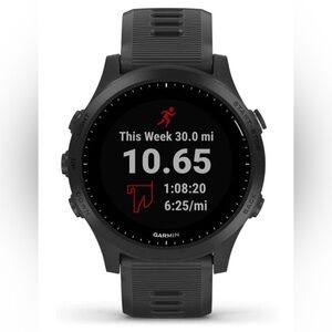 Garmin Forerunner 945, Premium GPS Running/Triathlon Smartwatch, Black